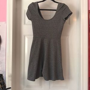 grey circle dress